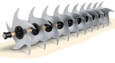 SmartLINK Turf Shark Curved Blade Aerator 45-0458 
