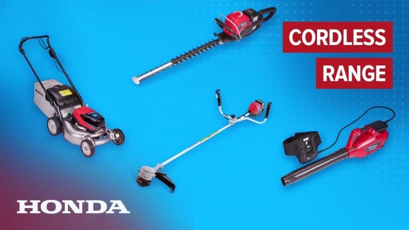 The benefits of cordless garden machinery