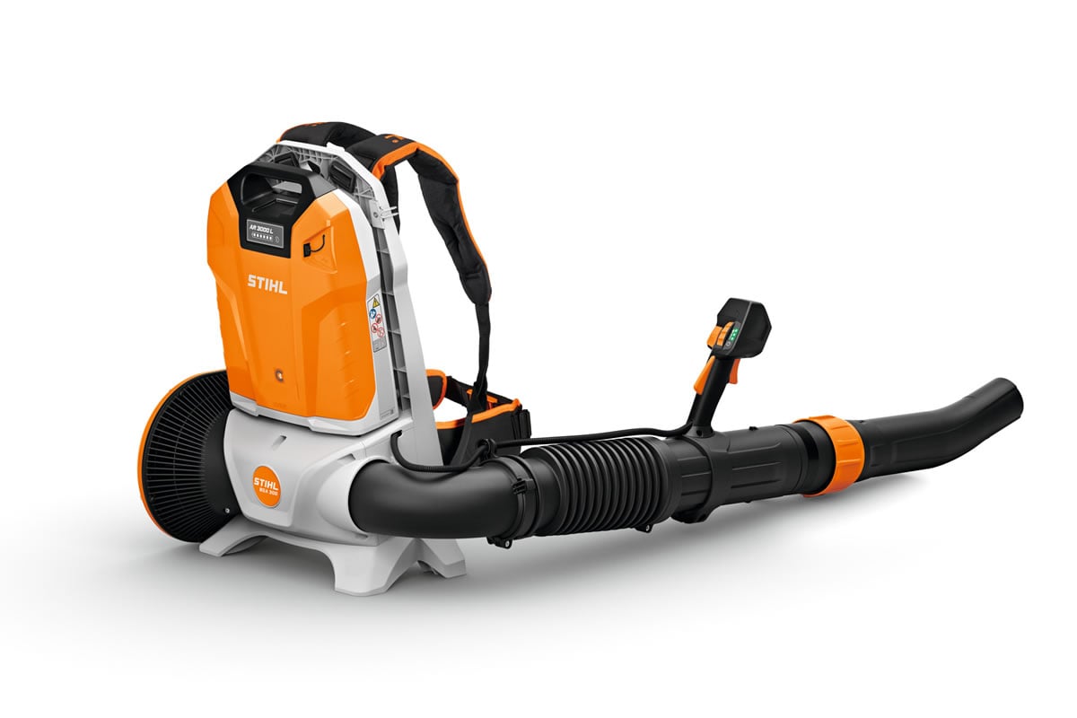 Stihl BGA 300 Cordless Back Pack Blower (Power Unit) at Just Lawnmowers