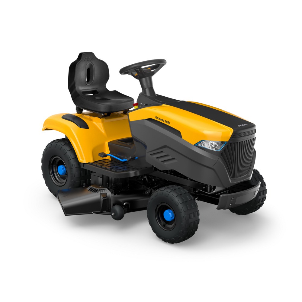 Stiga Tornado 398e Battery Powered Side-Discharge Lawn Tractor