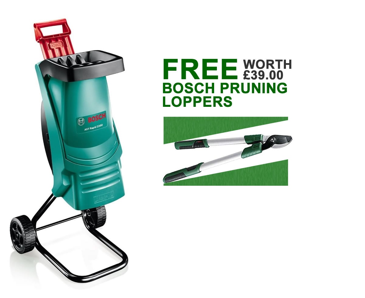 Bosch AXT Rapid 2200 Garden Shredder (Special Offer)