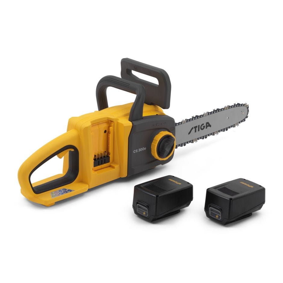 Stiga CS300e Cordless Chainsaw Kit (Inc 2 X Batteries &amp; Charger)