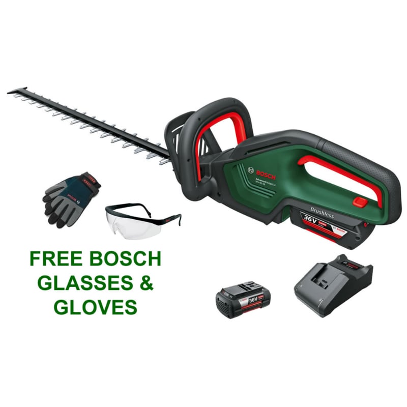 Bosch AdvancedHedgeCut 36V-65-28 Cordless Hedge Cutter Kit (Inc Battery & Charger)