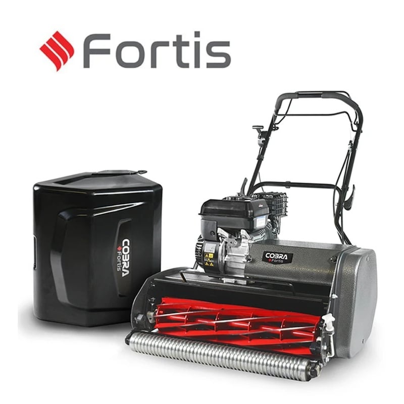 Cobra Fortis 25FTB Fine Turf Self-Propelled Petrol Cylinder Lawn Mower