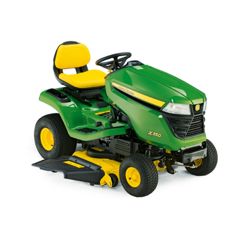 John Deere X350 Lawn Tractor C/W 42" Side Discharge And Mulch On Demand Cutter Deck