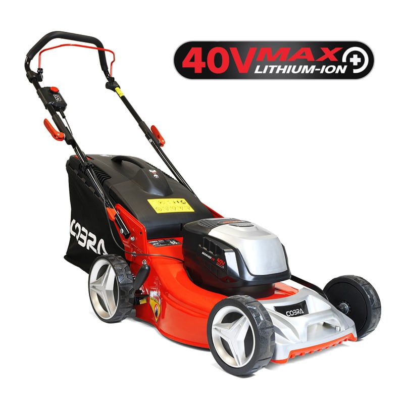 Cobra MX51S40VX MAX+ 40v Cordless Lawn Mower Kit (inc 4ah Battery & Charger)