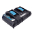 Makita DC18RD 7.2-18V LXT Li-Ion Dual Port Twin Rapid Charger
