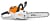 Stihl MSA 220 C-B 35cm/14" Cordless Chainsaw