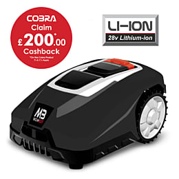 Cobra MOWBOT1200 Robotic Lawn Mower (Black)