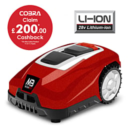 Cobra MOWBOT1200MR Robotic Lawn Mower (Metallic Red)
