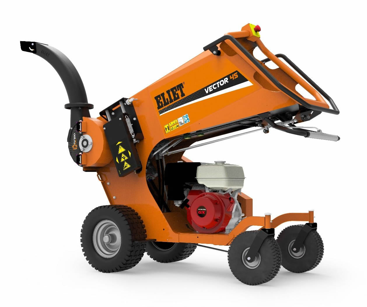 Eliet Vector 4S ZR Shredder (Self-Propelled on Wheels) at Just Lawnmowers