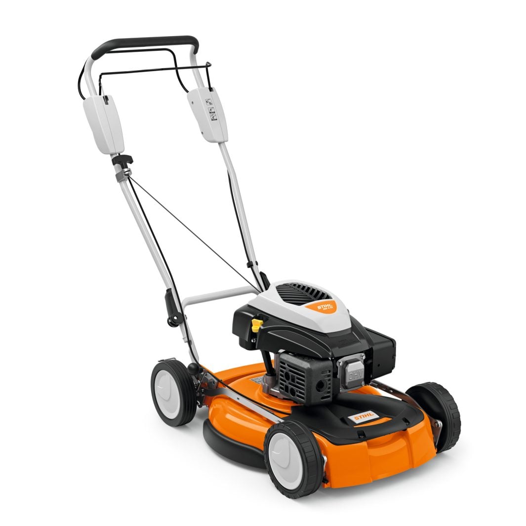 Stihl RM4 RT Self-Propelled Petrol Mulching Lawn Mower from Just Lawnmowers