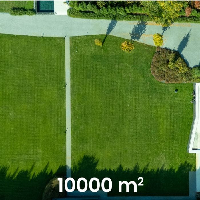 Suitable for lawns up to 10000m2