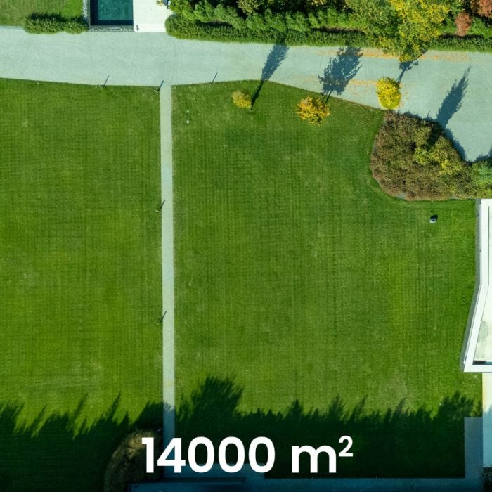 Suitable for lawns up to 14000m2