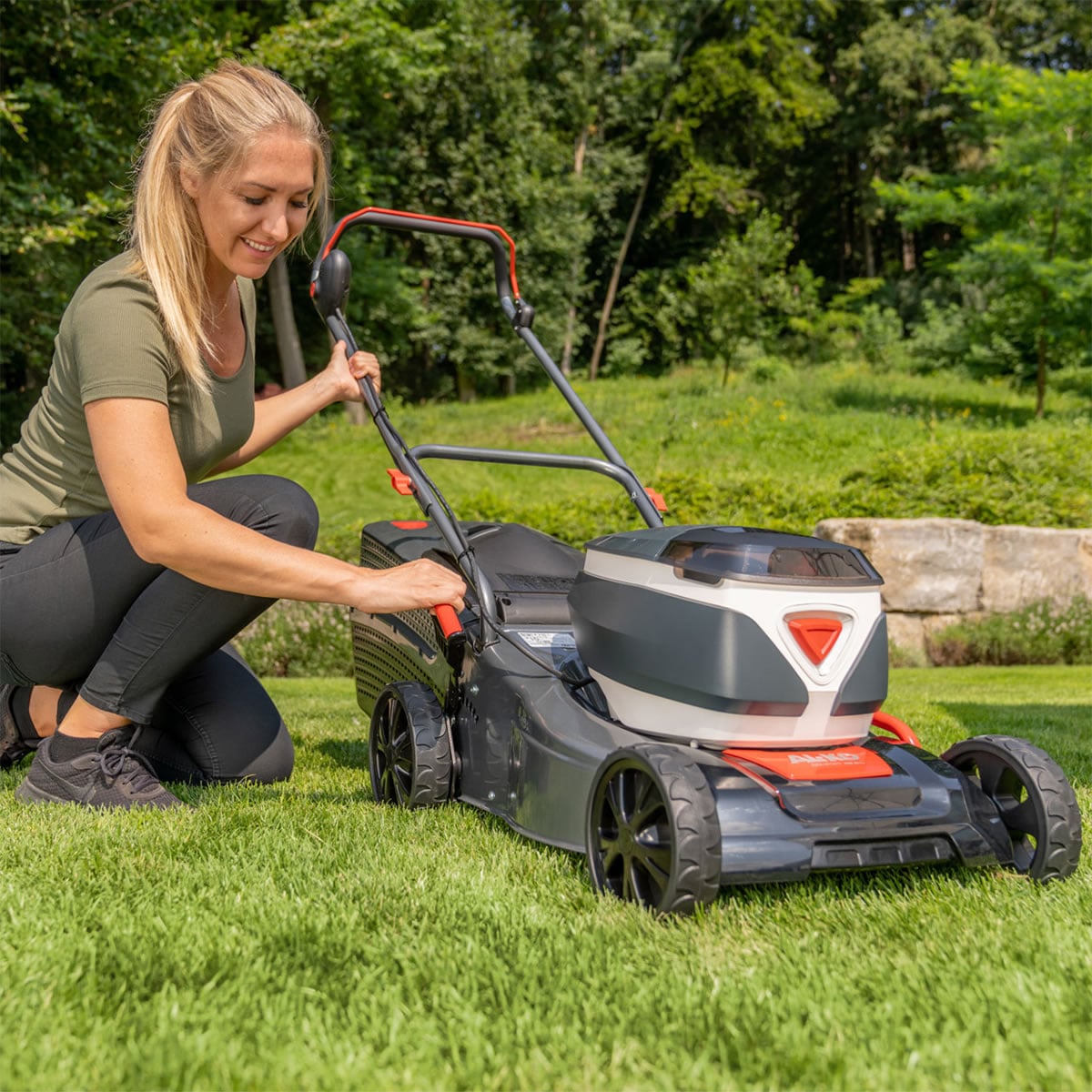 AL-KO 42.2Li 36v Push Cordless Lawn Mower Kit (Inc Battery & Charger)