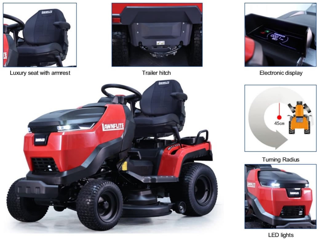 Lawnflite T108SH-L5 Side Discharge Tractor Features
