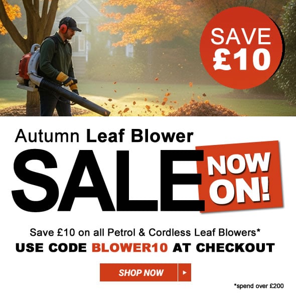 Autumn blower disocunt code 2025 banner