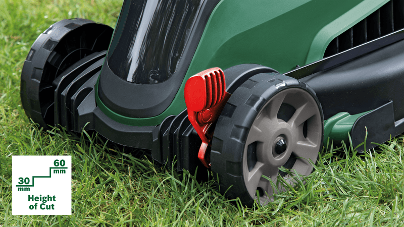 3-step adjustable cutting height