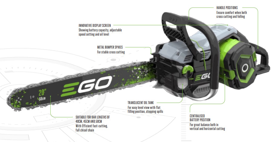 EGO CSX5000 Power+ Pro X 56v Cordless Chain Saw (Power Unit)