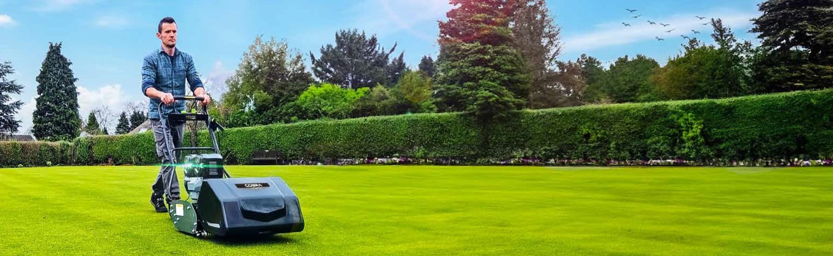 Cobra Fortis Self-Propelled Cordless Cylinder Lawn Mowers