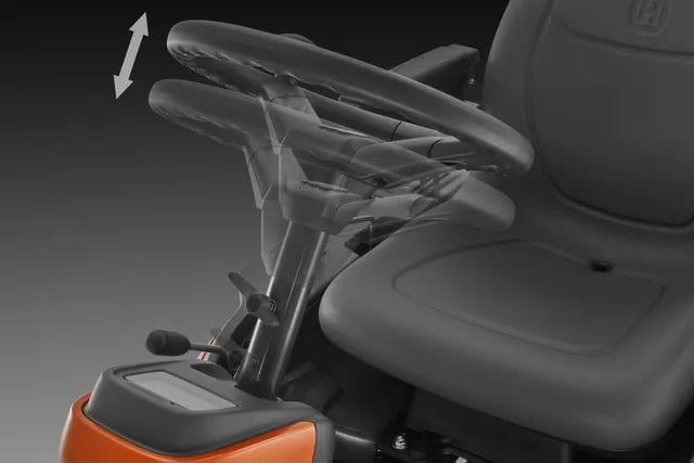Adjustable steering wheel