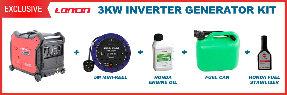 Loncin 3KW Inverter Generator Bundle