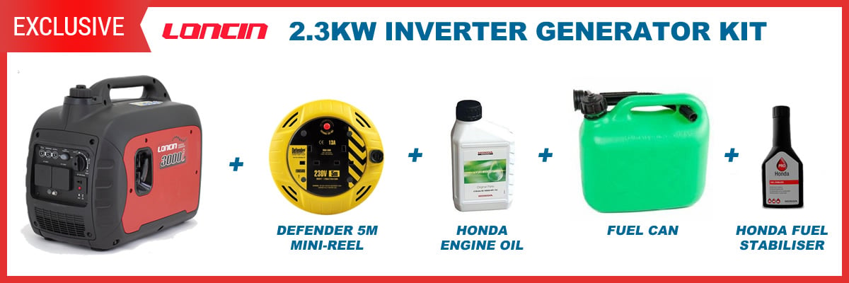 Loncin 1.6kw generator bundle