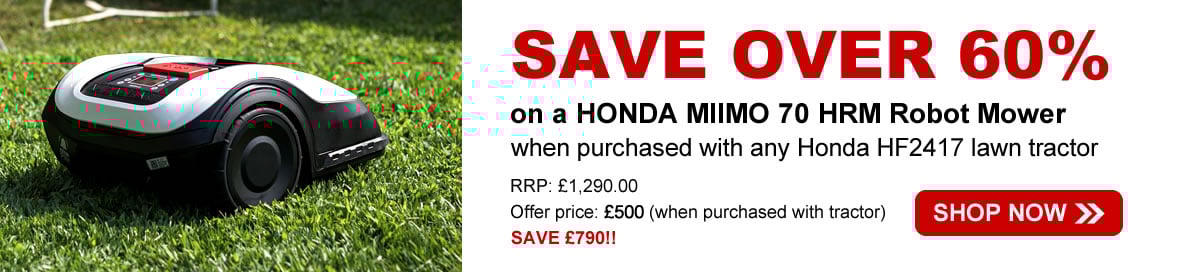 Honda tractor miimo offer banner