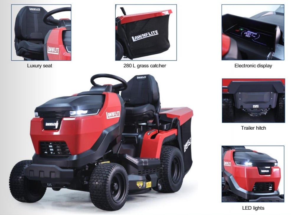 T102H-L3 Hydrostatic Direct Collect Lawn Tractor by Lawnflite