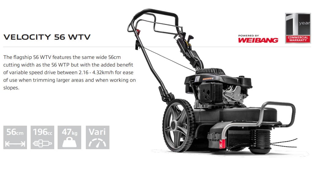 Weibang Velocity 56 WTP Push Wheeled Trimmer